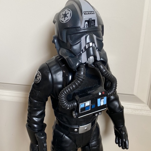 18” Star Wars Rebel Pilot Trooper Black Stormtrooper - Picture 12 of 16